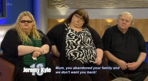 Chawner family on The Jeremy Kyle Show