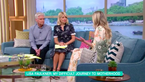 Lisa faulkner IVF battle This Morning