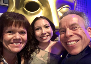 Sammy, Annabelle and Warwick Davis