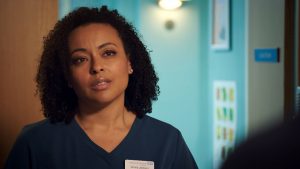 Donna is still not talking to Xavier Holby City
