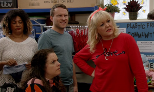 Lisa plays Beth Sutherland in Coronation Street 