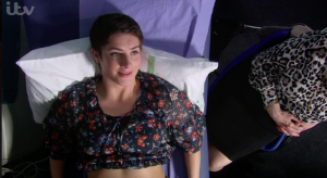 Victoria has her 12 week scan Emmerdale