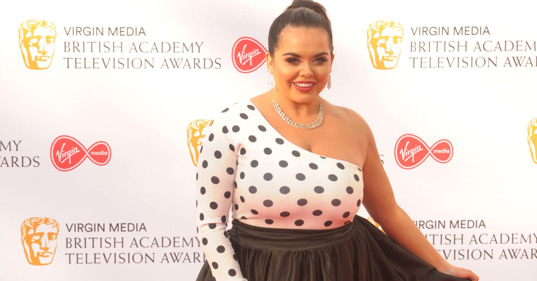 Virgin Media British Academy Television Awards 2019 - Arrivals Pictured: Scarlett Moffatt Ref: SPL5089079 120519 NON-EXCLUSIVE Picture by: SplashNews.com Splash News and Pictures Los Angeles: 310-821-2666 New York: 212-619-2666 London: 0207 644 7656 Milan: 02 4399 8577 photodesk@splashnews.com World Rights