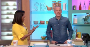 Tim Lovejoy Sunetra Sarker C4 Sunday Brunch Credit: Channel 4