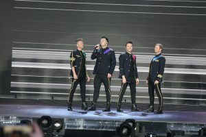 Westlife got some strange gifts (Credit: SplashNews.com)