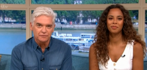 Phillip was joined by Rochelle not Holly (Credit: ITV)