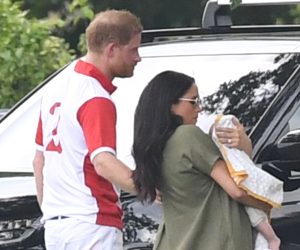 Prince Harry, Meghan Markle and baby Archie at the King Power Charity Polo Match (Credit: SplashNews.com)