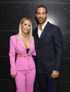 Kate Wright and Rio Ferdinand