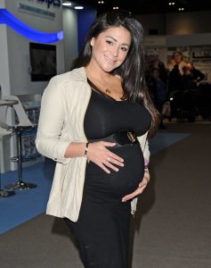 Pregnant Casey Batchelor Seen At The Baby Show In London