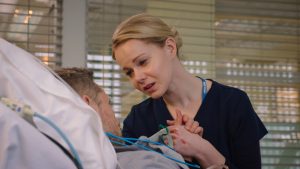 Evan Crowhurst Chloe Goddard Holby City
