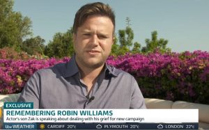 Robin Williams' son Zak GMB