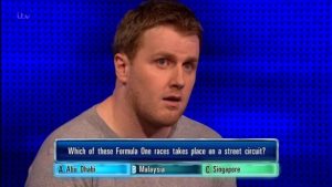 Mark the chase sports question wrong