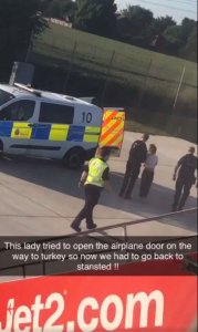 Chloe Haines Jet2 air rage
