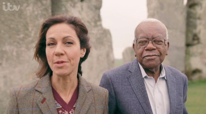 Julia Bradbury and Trevor McDonald