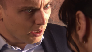 Harry was confused as Breda murdered him (Credit: Lime Pictures/Channel 4)