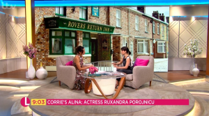Ruxandra Porojnicu appeared on Lorraine