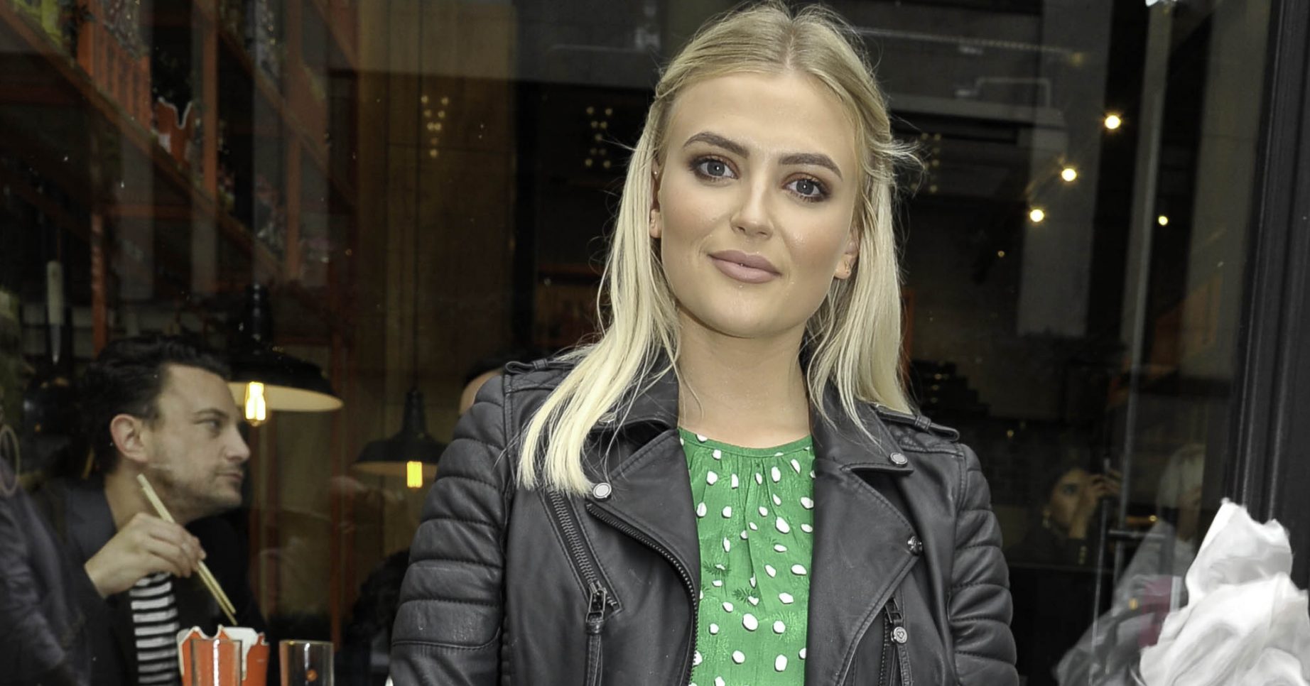 Celebrities arrive at the Wok to Walk Chinese restaurant launch in Manchester City Centre. Pictured: Lucy Fallon Ref: SPL5100531 260619 NON-EXCLUSIVE Picture by: Aaron Parfitt / SplashNews.com Splash News and Pictures Los Angeles: 310-821-2666 New York: 212-619-2666 London: 0207 644 7656 Milan: 02 4399 8577 photodesk@splashnews.com World Rights