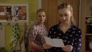 Louise Mitchell blackmailed Abi Branning EastEnders
