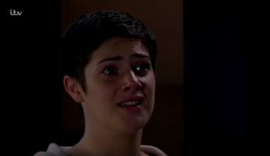 Victoria begged Lee to admit what he raped her Emmerdale