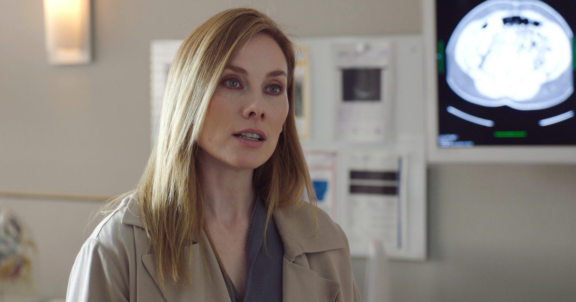 Programme Name: Holby City - TX: n/a - Episode: n/a (No. 32) - Picture Shows: Jac Naylor (ROSIE MARCEL) - (C) BBC - Photographer: Screengrab