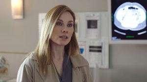 Programme Name: Holby City - TX: n/a - Episode: n/a (No. 32) - Picture Shows: Jac Naylor (ROSIE MARCEL) - (C) BBC - Photographer: Screengrab