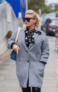 Kerry Katona arriving at Brighton Magistrates' Court