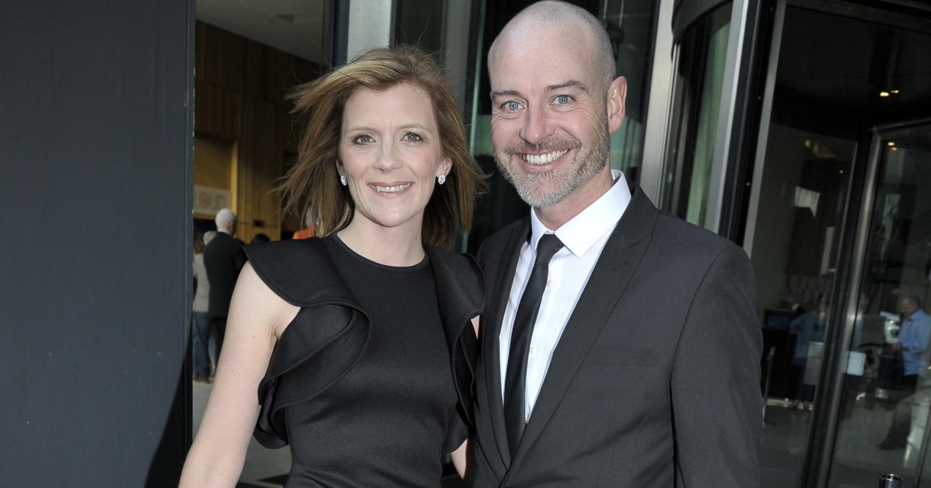 Stars are seen arriving at the Hilton Hotel for the Twinkle Ball in Manchester, UK. The event, which was hosted by Paddy and Christine McGuiness, is in support of Autism Awareness Month. WORLDWIDE RIGHTS Pictured: Jane Danson,Robert Beck Ref: SPL4190285 290418 NON-EXCLUSIVE Picture by: Aaron Parfitt / Flynet - SplashNews / SplashNews.com Splash News and Pictures Los Angeles: 310-821-2666 New York: 212-619-2666 London: 0207 644 7656 Milan: +39 02 56567623 photodesk@splashnews.com World Rights