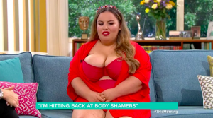 Sophie Brady size 20 bikini This Morning