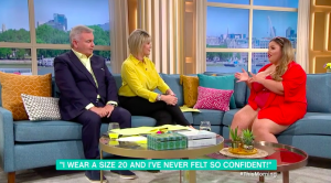 Sophie Brady size 20 bikini This Morning
