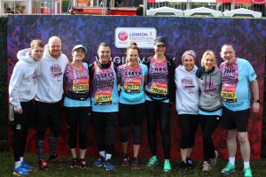 Celebrities at the Virgin Money London Marathon 2019 Pictured: Jamie Borthwick,Jake Wood,Emma Barton,Kellie Shirley,Tanya Franks,Jane Slaughter,Scott Mitchell,Natalie Cassidy Ref: SPL5083141 280419 NON-EXCLUSIVE Picture by: Brett D. Cove / SplashNews.com Splash News and Pictures Los Angeles: 310-821-2666 New York: 212-619-2666 London: 0207 644 7656 Milan: +39 02 56567623 photodesk@splashnews.com World Rights