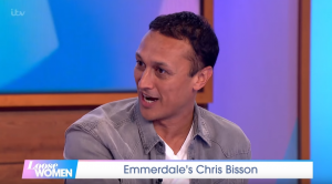 Loose Women Chris Bisson Emmerdale