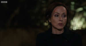 Casualty Connie leaves Credit: BBC