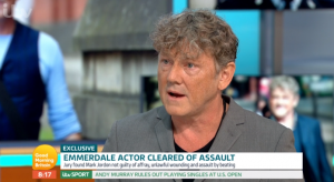 Emmerdale Mark Jordon on GMB Credit: ITV