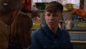 Samson wasn't happy to find out the truth about Lydia's past Emmerdale