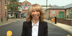 Coronation Street Helen Worth/Gail Rodwell on GMB Credit: ITV