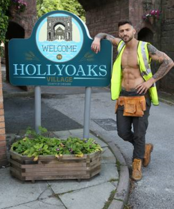 Jake will play a builder - who's clearly not very safety conscious! (Credit: Lime Pictures/Channel 4)