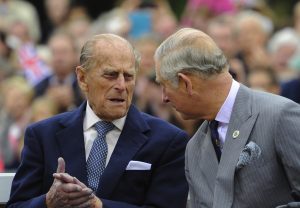 Prince Philip and Prince Charles