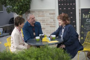 Neighbours Lynn Susan and Karl Credit: Channel 5