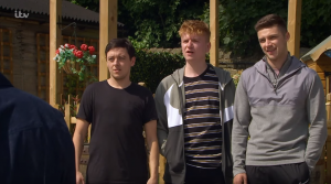 Matty started spending time with Ste and Jonno Emmerdale