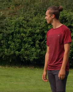 Jacob has been putting his long hair up in a bun Emmerdale