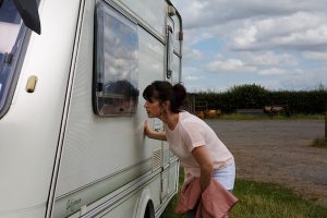 Kerry was the first villager to find out about Nate and Moira's shocking affair (Credit: ITV)