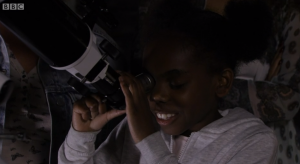 EastEnders Bailey telescope Credit: BBC