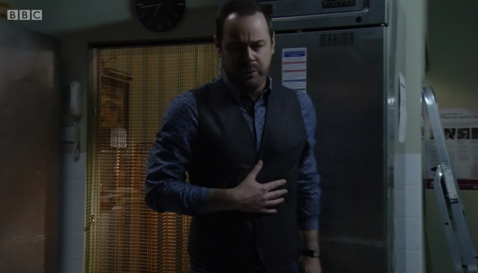 Mick panic attack EastEnders Credit: BBC
