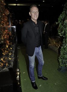 Celebrities Featured: Celebs arrive for the opening of The Ivy in Manchester, UK. Rhian Sugden outfit - Jumpsuit - ASOS - £48 Shoes - Aldo Bag - Aldo Pictured: Antony Cotton Ref: SPL5044213 231118 NON-EXCLUSIVE Picture by: Aaron Parfitt / SplashNews.com Splash News and Pictures Los Angeles: 310-821-2666 New York: 212-619-2666 London: 0207 644 7656 Milan: +39 02 56567623 photodesk@splashnews.com World Rights