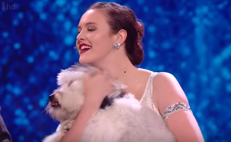 Ashleigh and Pudsey on BGT