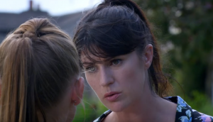 Laura Norton (Kerry) has also admitted it's been hard to film (Credit: ITV)