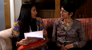 Alya begins to question the documents Geoff was 'given by the Doctor' Coronation Street