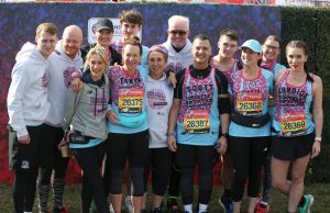 Scott and EastEnders stars ran the London Marathon to raise money for Dementia Revolution 