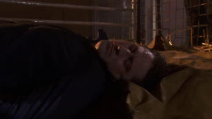 Tony is being held at Breda's pig farm Hollyoaks 