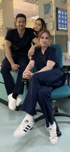 Joseph and Faye are back in tonight's episode Holby City 